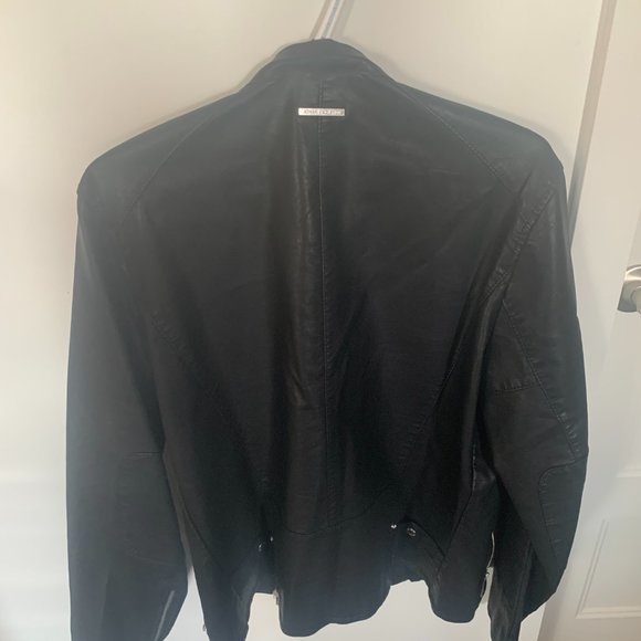 NEW Armani Exchange Faux Leather Racer Jacket - Picture 7 of 7